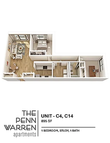 Floor plan 2 Bedroom
