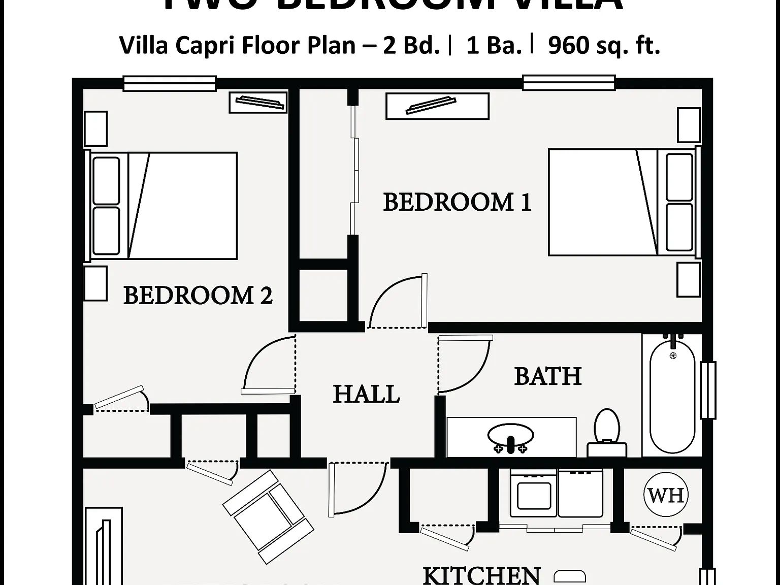 2 bed, 960 sqft, $2,388 — Photo 2