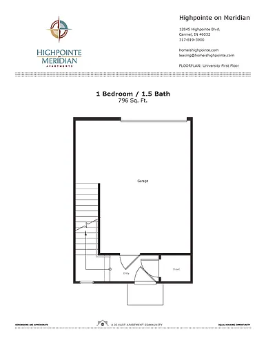 Floor plan TH-1 University - 1.1.5 (TH / Att Gar)