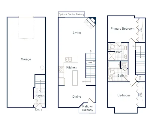 Floor plan Cognac / Middle Kitchen