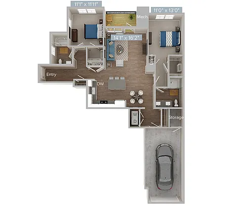 Floor plan B3-1298