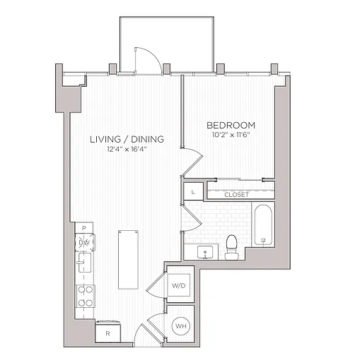 Floor plan A2 1B