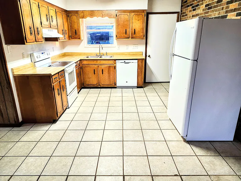 Kitchen with new appliances