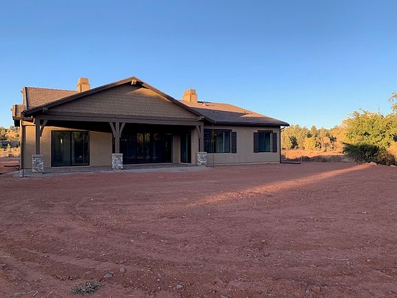View to covered rear patio