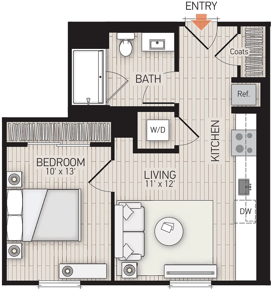 Floor plan Plan 107 - BRAND NEW