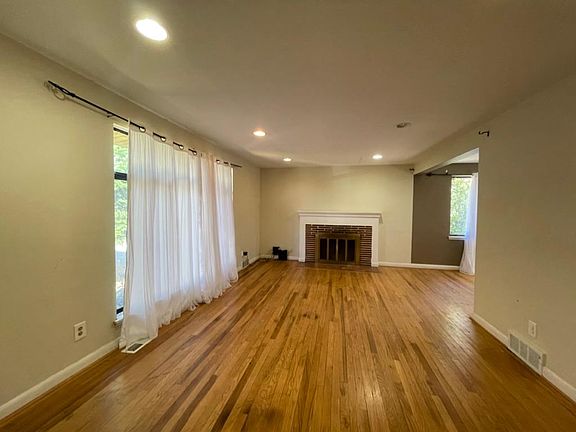 Living room in main floor unit