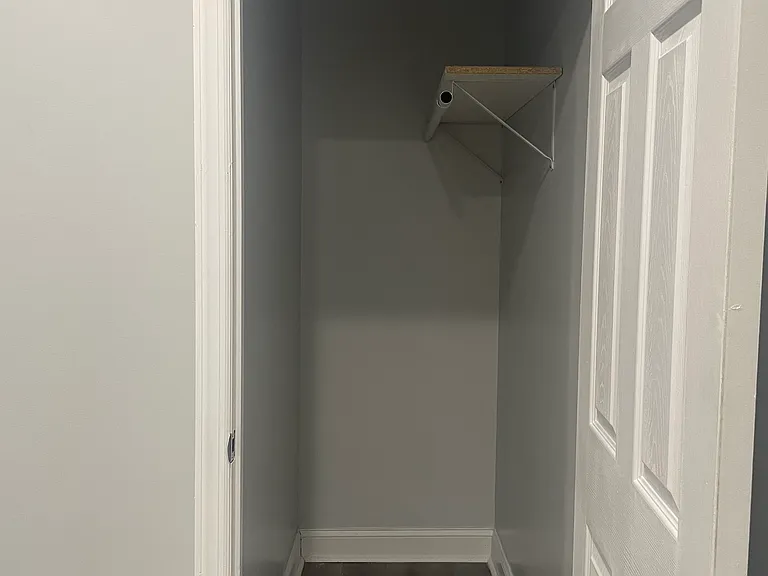 Walk in closet in bedroom