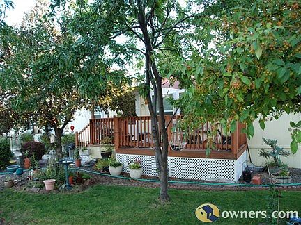 FRONT OF HOME, DECK, TREES