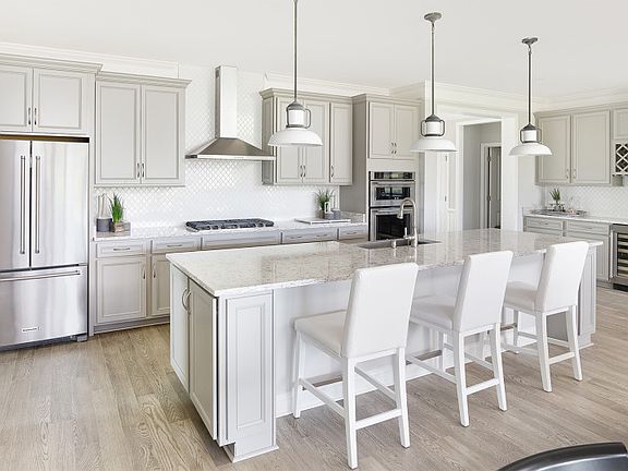 Large open-concept kitchen