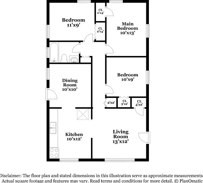 3 bed, 1.0 bath, 975 sqft, $1,330 — Photo 2