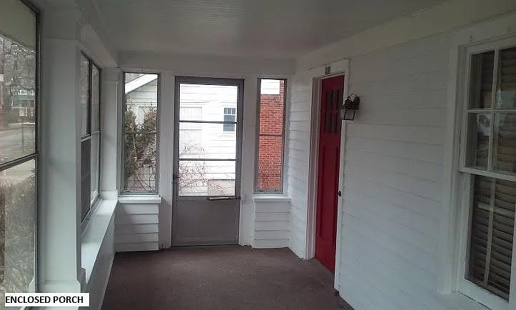 front door inside porch