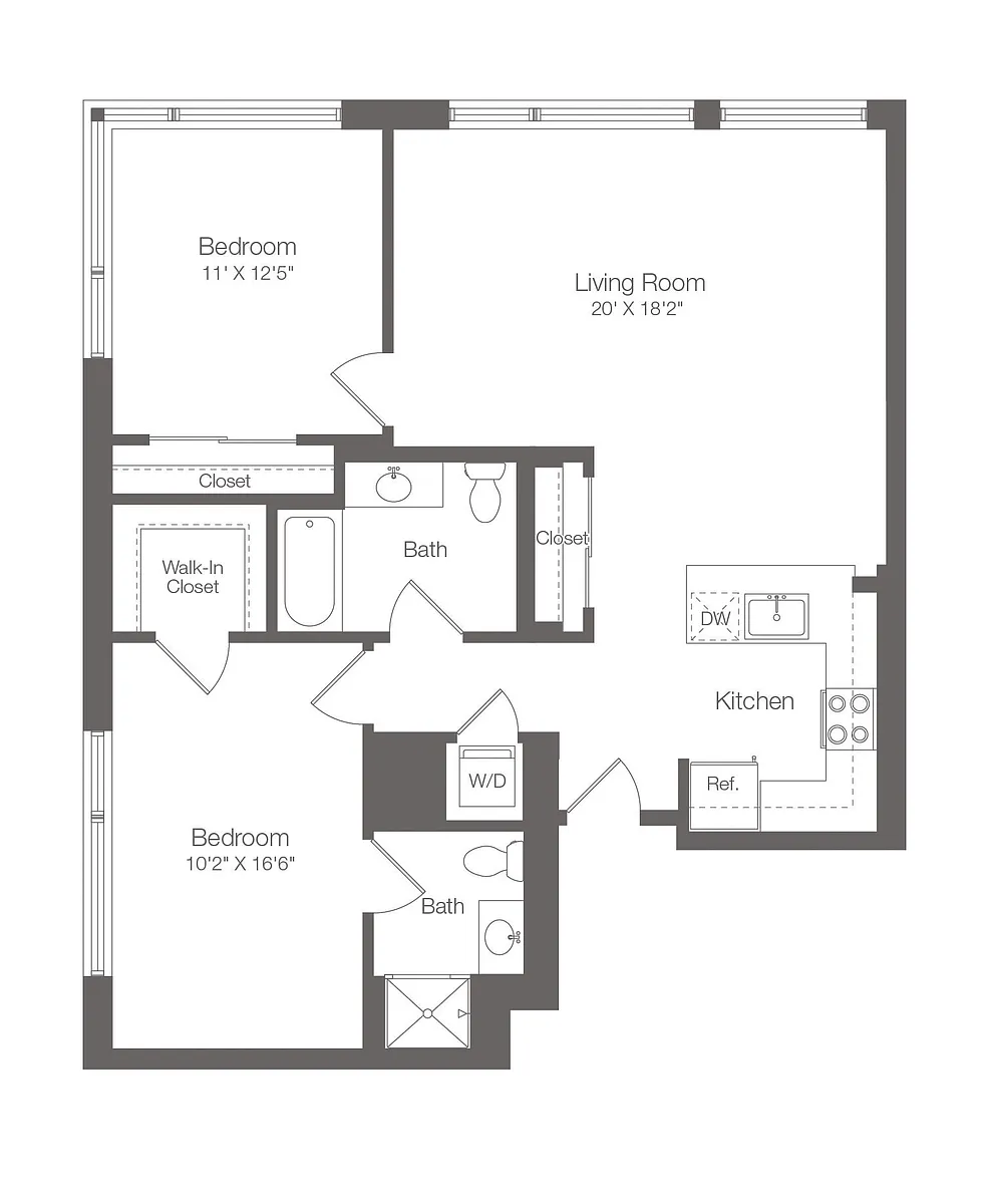 Floor plan B2