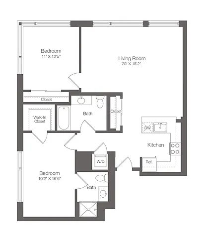 Floor plan B2