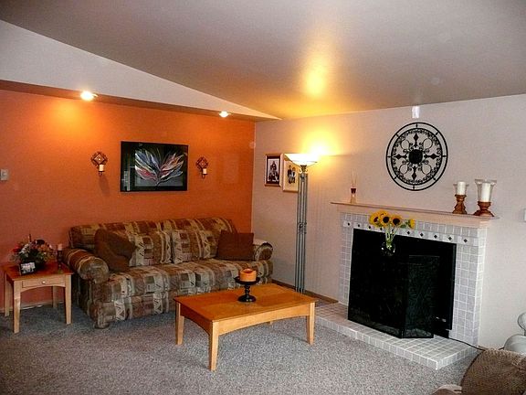 Living Room with Pellet Stove