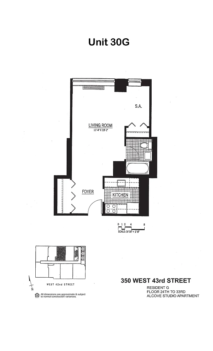 Building Photo - 350 W 43rd St #34G
