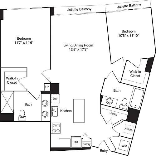 Floor plan C02-1