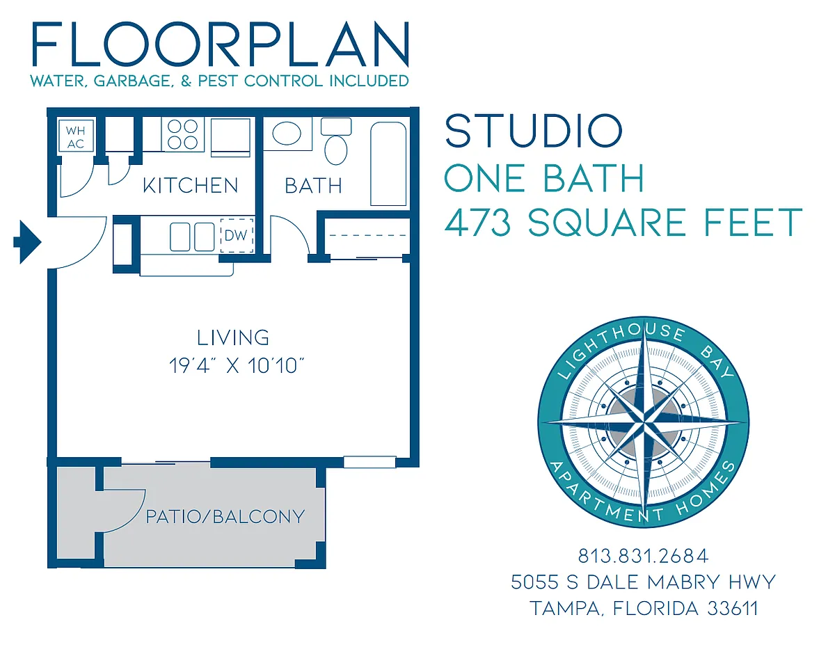 Floor plan Studio