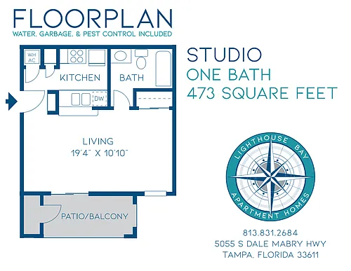 Floor plan Studio