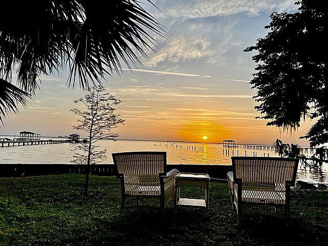 Sunrise over Lake George