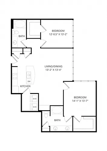 Floor plan Woodland