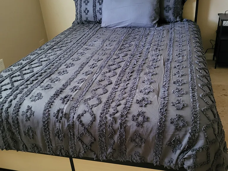 Queen storage bed