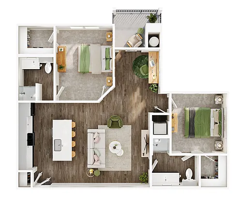 Floor plan B1