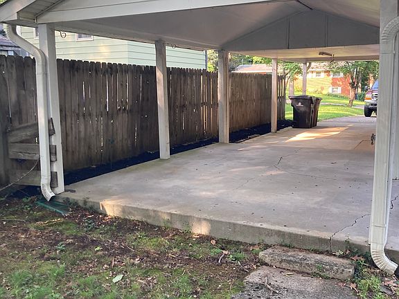 This is a great area for a picnic table and for get togethers with friends