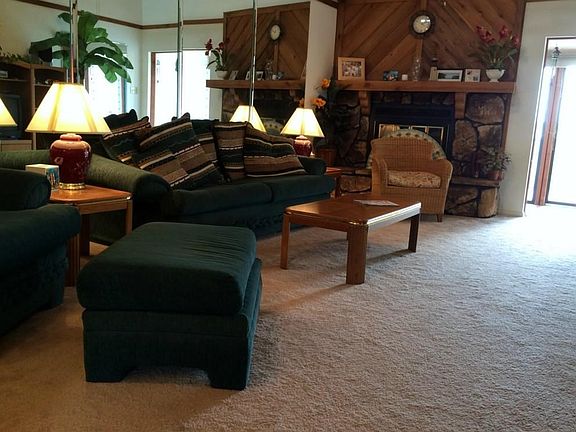 Even in the winter, you can enjoy this great place cozied up by the fire.