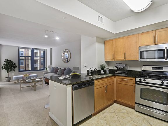 Bedroom and Kitchen