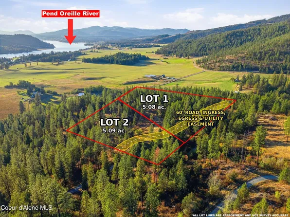 LOT 1&2 Moose Mtn, Priest River, ID 83856