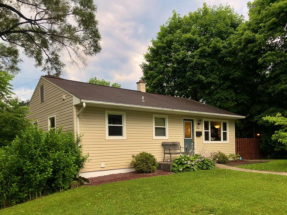 House and front lawn