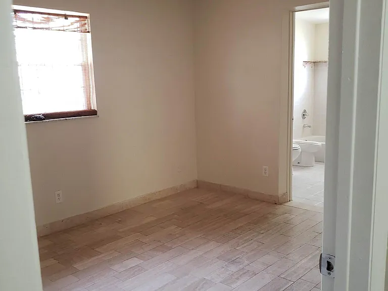 Main bedroom with attached bathroom