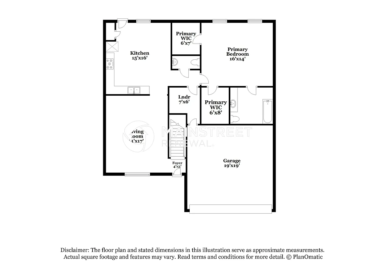 Floor Plan - 925 N Donald Way