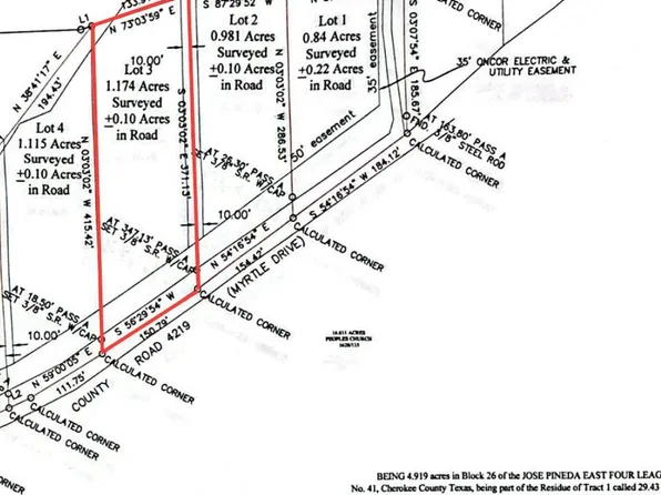 County Road 4209 Lot 3, Jacksonville, TX 75766