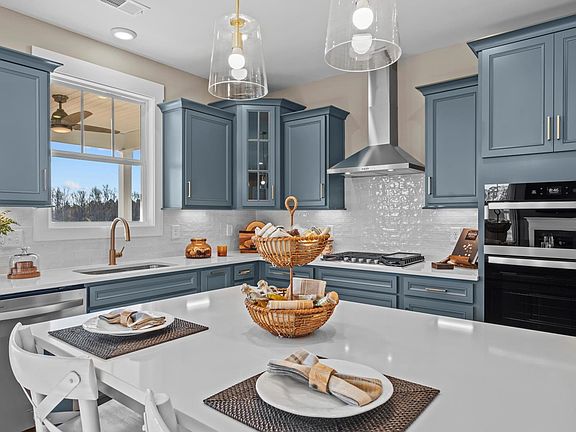 Kitchen of The Drayton Design by DRB Homes