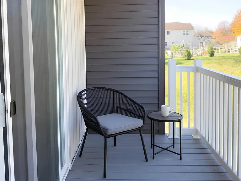 Private balconies for relaxing outdoor living