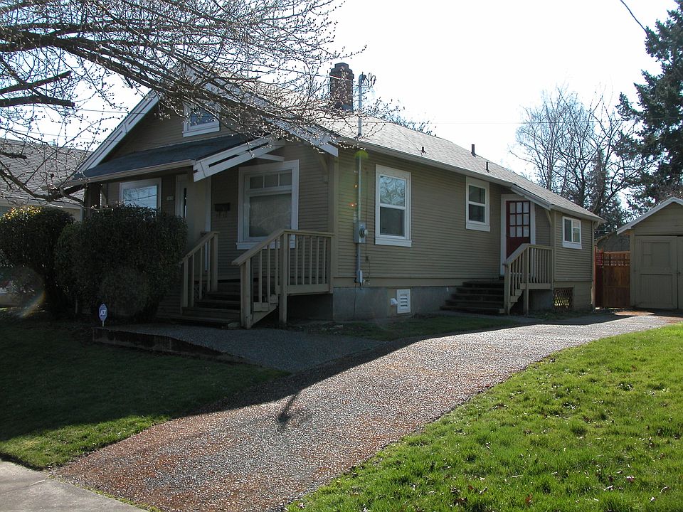 Front Of Home With Attached Garage (home was recently painte