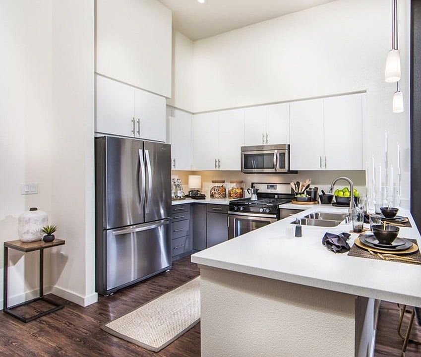 Kitchen with Quartz Counter Tops