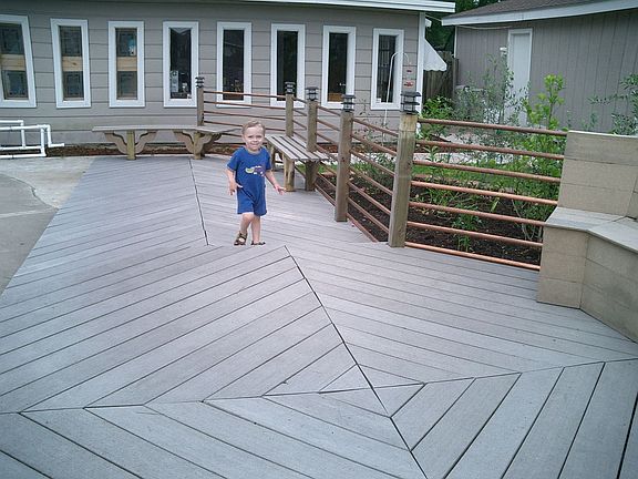 Deck looking S