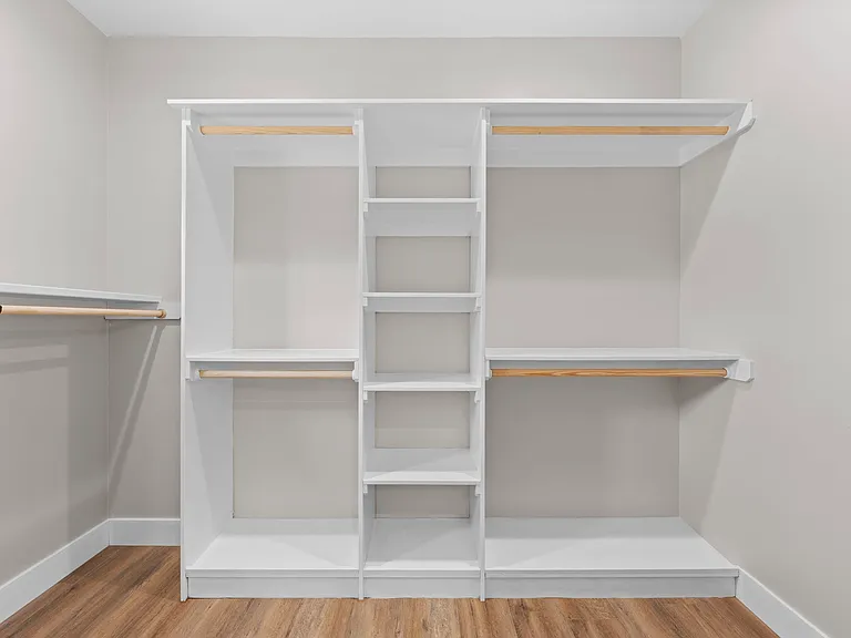 Walk-in closet.