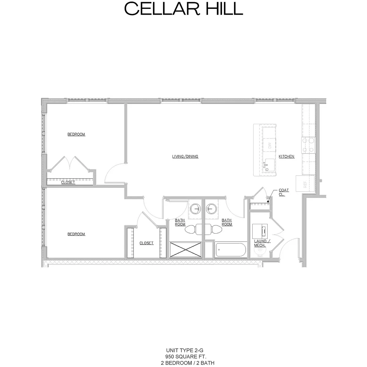 Floor plan Cellar HIll