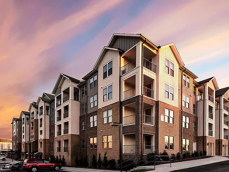 The Harper Apartments with Balcony Access Overlooking the Neighborhood