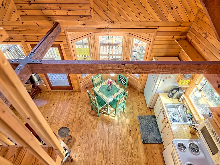 View from the loft bedroom