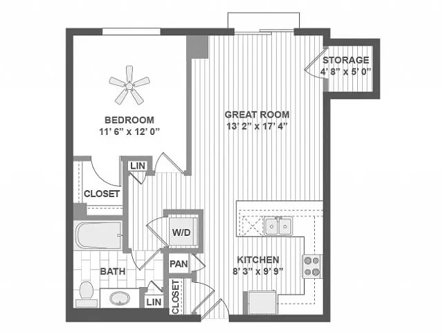 Floor plan A420