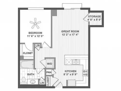 Floor plan A420