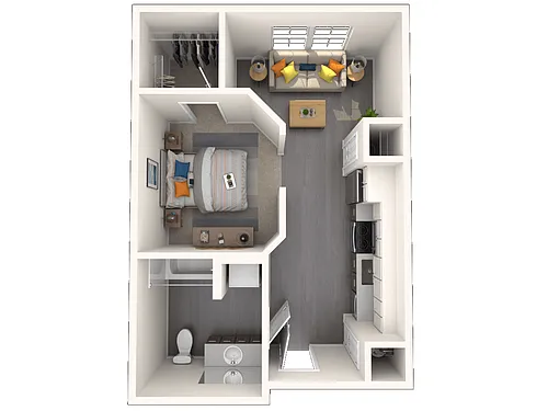 Floor plan A1 - Large Studio