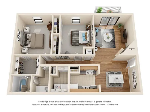 Floor plan Prescott