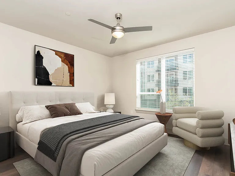 Bedroom with Hard Surface Flooring