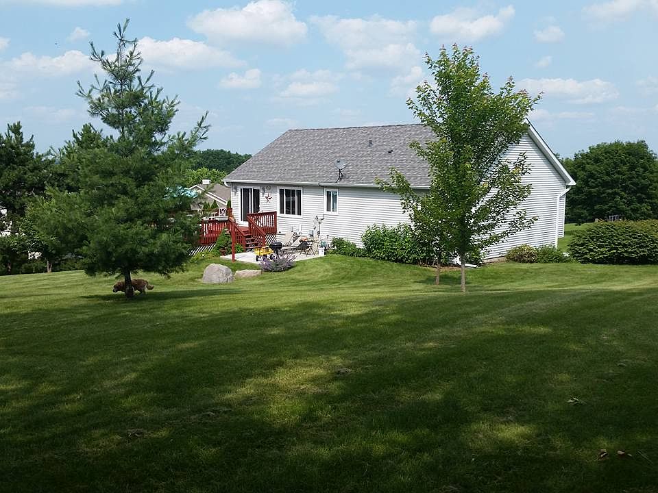 Spacious backyard