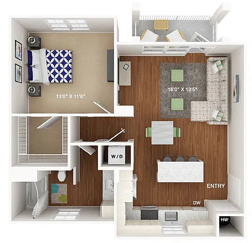 Floor plan A1B